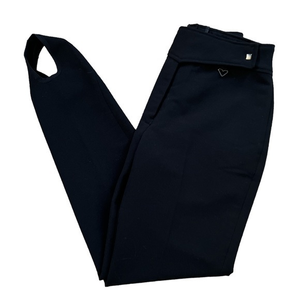 Vintage Obermeyer Women's Black Wool‎ Blend Stirrup Ski Snow Pants Sz. 10L